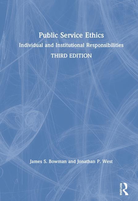 Book Public Service Ethics Bowman