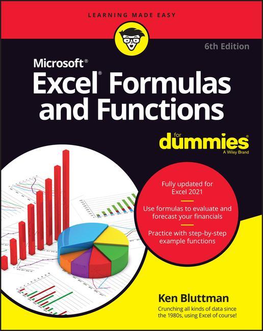 Könyv Excel Formulas & Functions For Dummies, 6th Edition Ken Bluttman