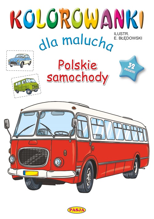 Kniha Polskie samochody. Kolorowanki dla malucha Ernest Błędowski