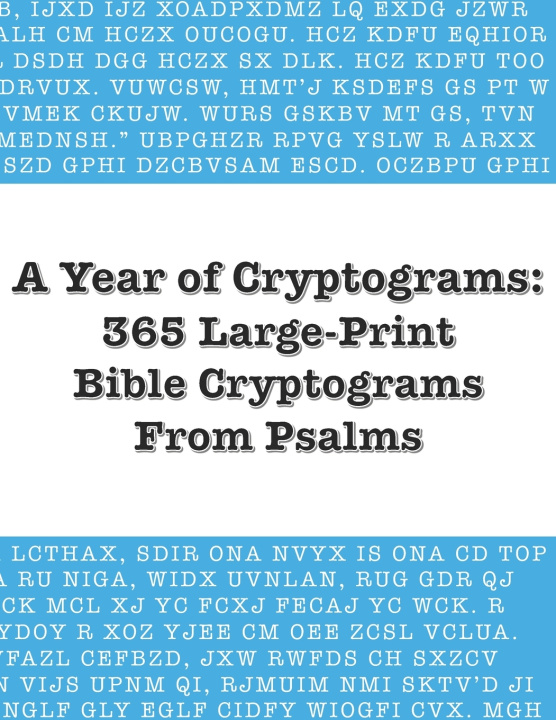 Knjiga Year of Cryptograms Kinzer Dave Kinzer