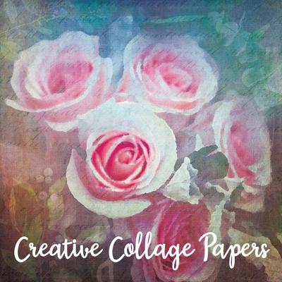 Carte Creative Collage Papers: 40 Unique Original Nature Themed Sheets For Mixed Media Art, Journals & Scrapbooks 