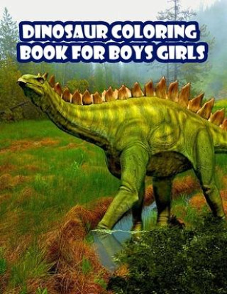 Carte Dinosaur Coloring Book for Boys Girls: Ages - 1-3 2-4 4-8 First of the Coloring Books for kids Great Gift for Little Children and Baby Toddler with Cu 