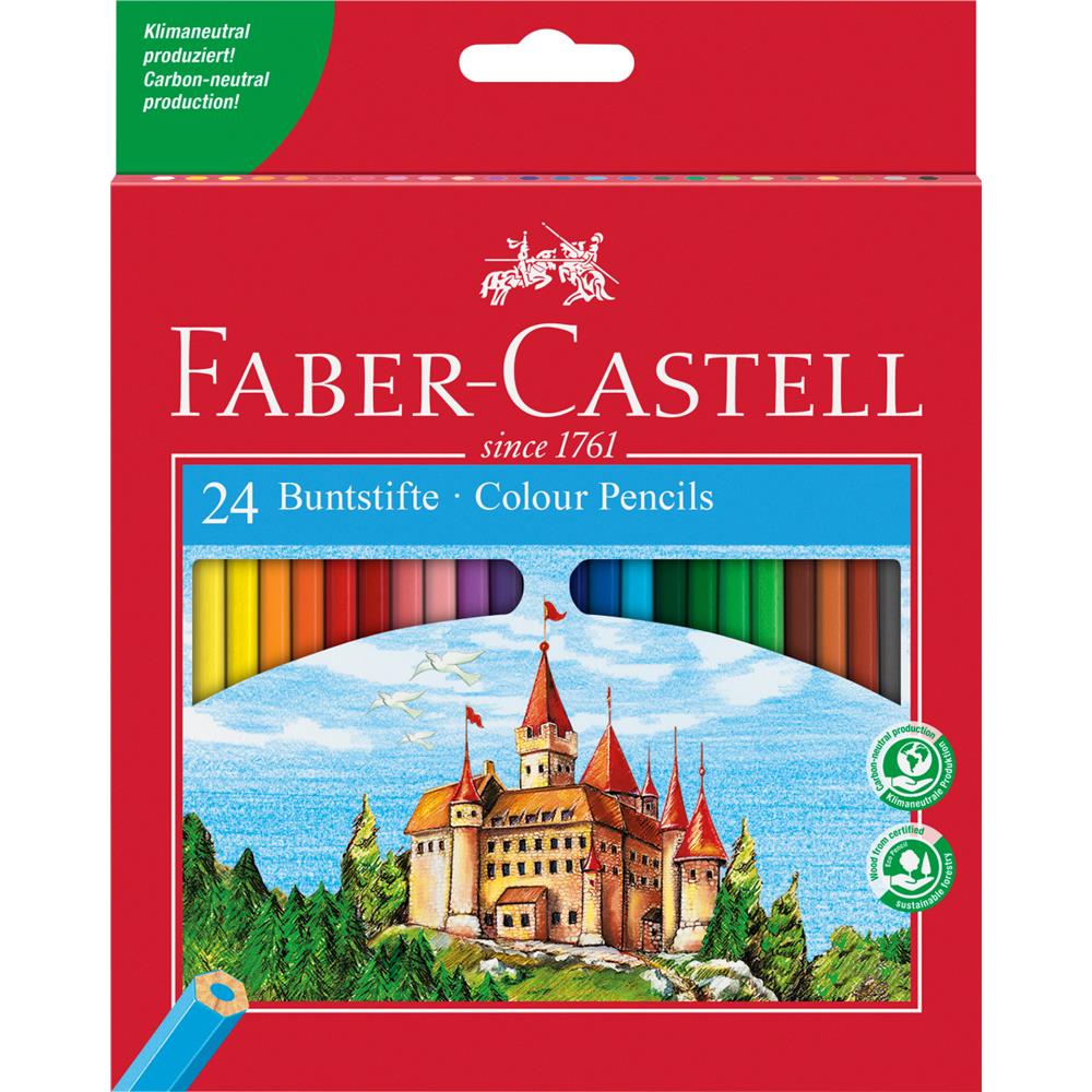 Книга Kredki ołówkowe Zamek Faber-Castell 24 kolory 
