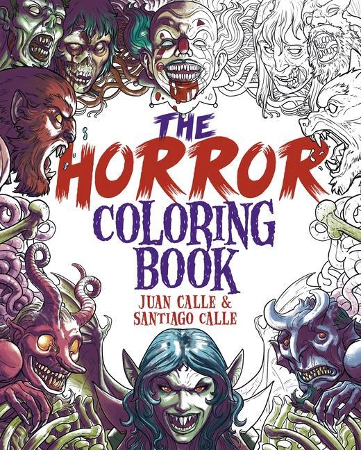 Kniha The Horror Coloring Book Santiago Calle