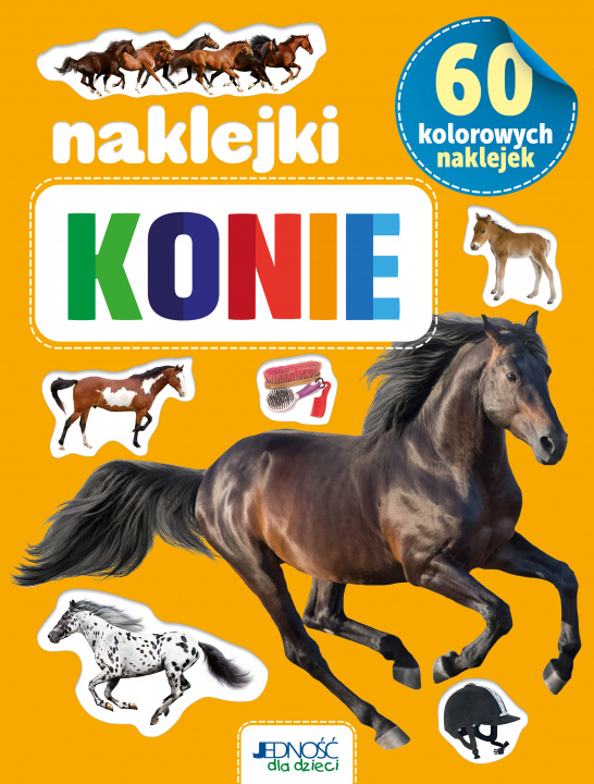 Книга Konie. 60 kolorowych naklejek Opracowanie zbiorowe