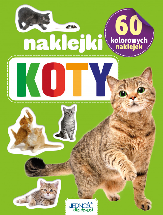 Carte Koty. 60 kolorowych naklejek Opracowanie zbiorowe
