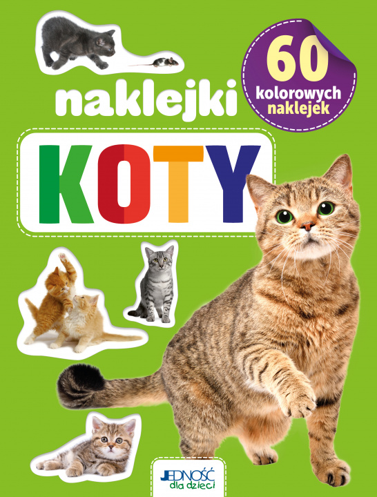 Libro Koty. 60 kolorowych naklejek Opracowanie zbiorowe