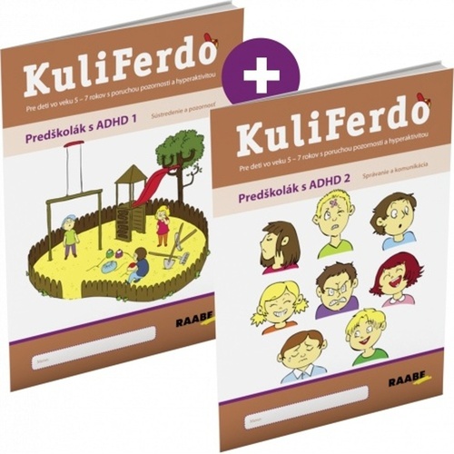 Kniha KuliFerdo Predškolák s ADHD Komplet Jaroslava Budíková; Lenka Komendová
