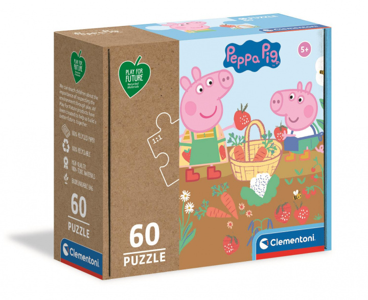 Carte Puzzle 60 play for future Peppa Pig 26103 