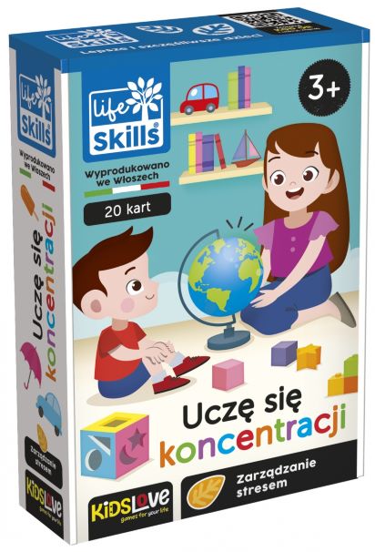 Książka Life skills dla dzieci Uczę się koncentracji 