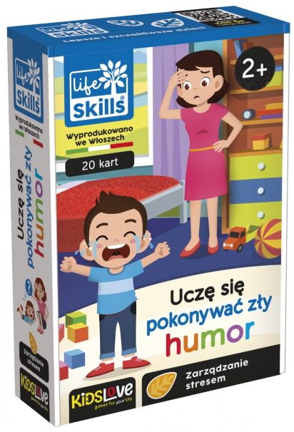 Carte Life skills dla dzieci Uczę się pokonywać zły humor 