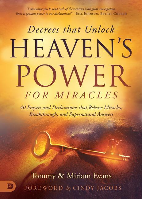 Könyv Decrees that Unlock Heaven's Power Miriam Evans