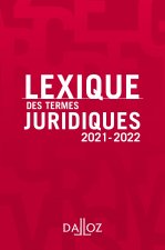 Kniha Lexique des termes juridiques 2021-2022. 29e éd. 