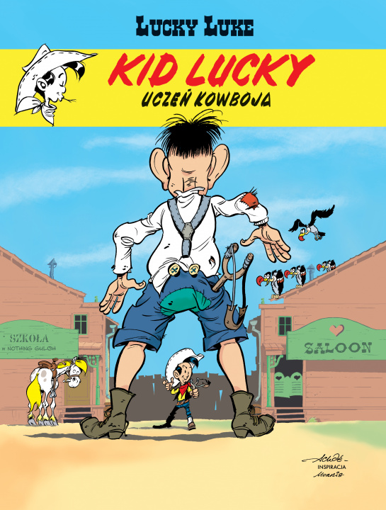 Kniha Uczeń kowboja. Lucky Luke. Kid Lucky. Tom 1 Achdé