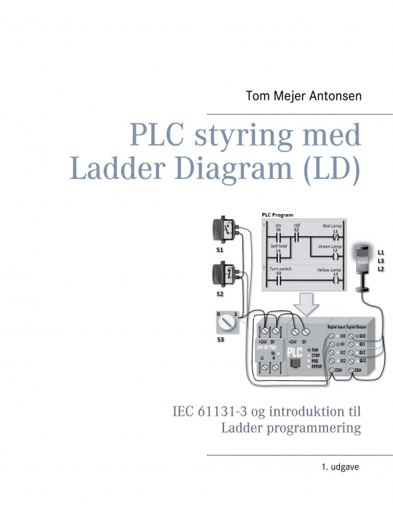 Kniha PLC styring med Ladder Diagram (LD), SH 
