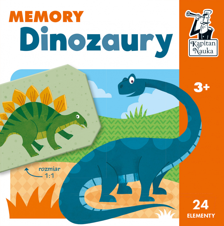 Hanganyagok Gra Memory Dinozaury Kapitan Nauka 