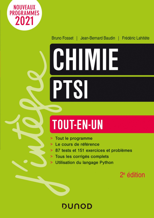 Kniha Chimie PTSI - Tout-en-un - 2e éd. Bruno Fosset