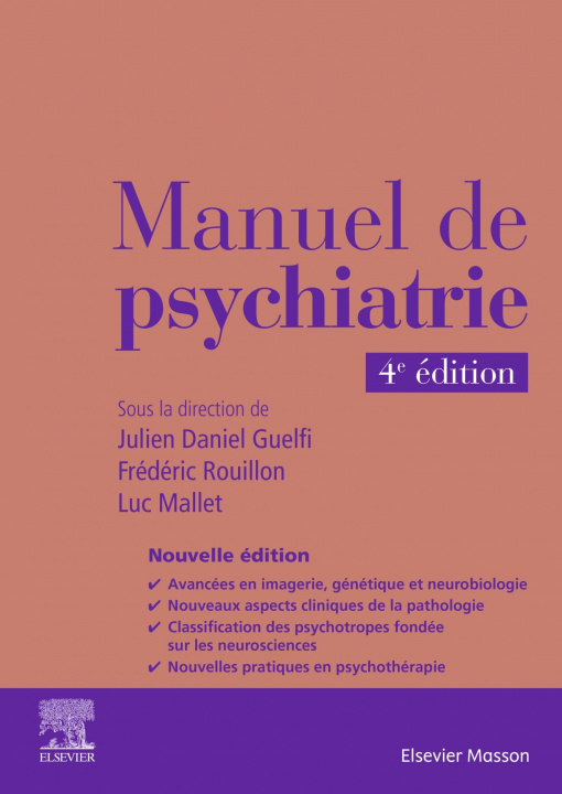 Kniha Manuel de psychiatrie Julien-Daniel Guelfi