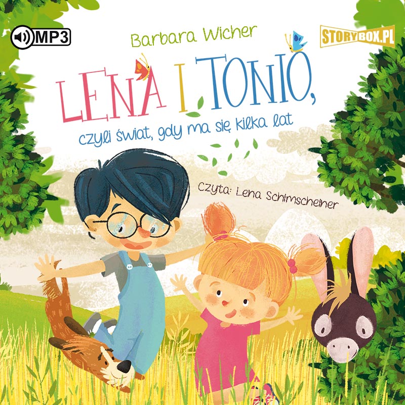 Book CD MP3 Lena i Tonio, czyli świat, gdy ma się kilka lat Barbara Wicher