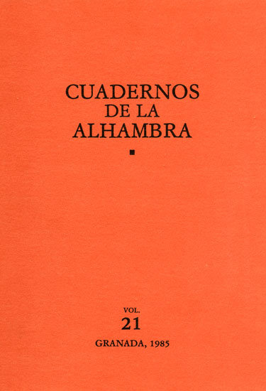 Kniha CUADERNOS DE LA ALHAMBRA Nº 21 