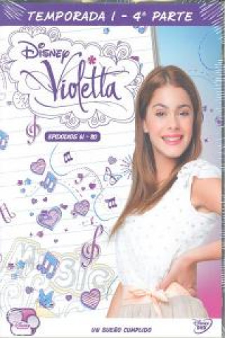 Knjiga VIOLETTA 1ª TEMPORADA PARTE IV 4 DVD 