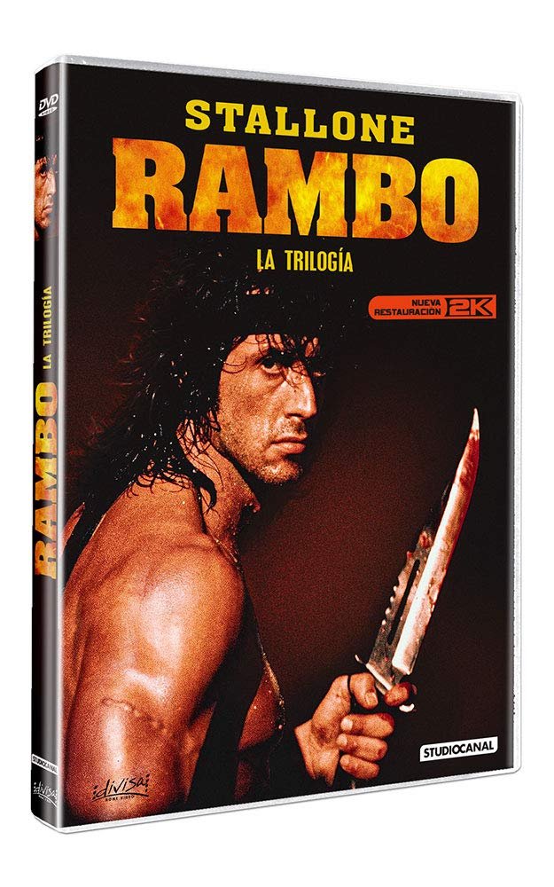 Kniha RAMBO LA TRILOGIA 3 DVD 