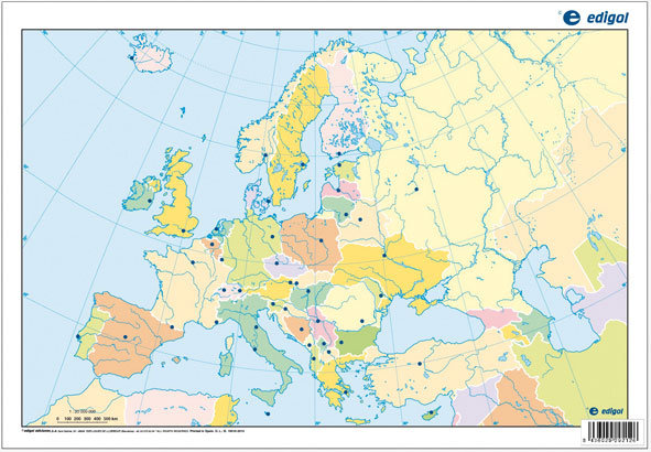 Buch Europa, pol¡tico. Mapa mudo de ejercicios 