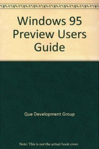 Book WINDOWS 95 PREVIEW USER'S GUIDE WYATT
