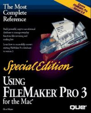 Książka USING FILEMAKER PRO 3 MAC MOYER