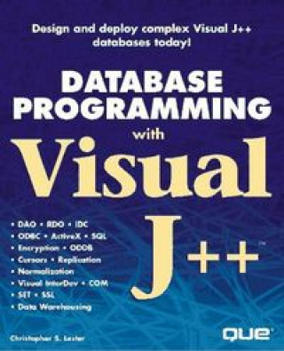 Knjiga DATABASE PROG.VISUAL J++ LESTER