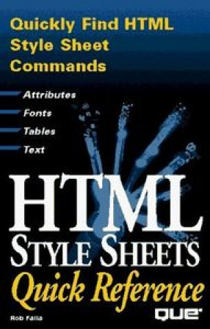 Könyv HTML STYLE SHEETS QUICK FALLA