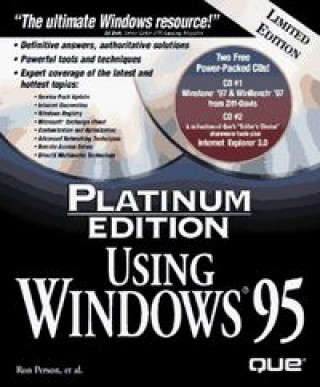 Book USING WINDOWS 95 PLATINUM PERSON