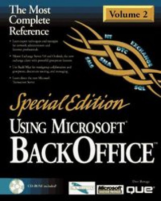 Knjiga USING MICROSOFT BACKOFFICE VOL.2 BENAGE