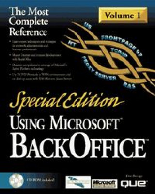 Knjiga USING MICROSOFT BACKOFFICE VOL.1 BENAGE