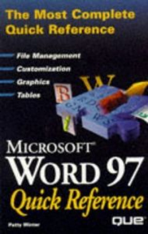 Knjiga MICROSOFT WORD 97 QUICK REFERENCE WINTER