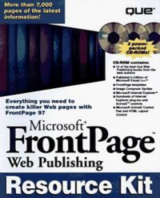 Book MS FRONTPAGE WEB PUBLISHING RESOURCE K QUE