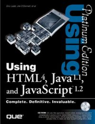 Boek USING HTML 4 JAVA 1.1 JAVASCRIPT 1.2 P LADD