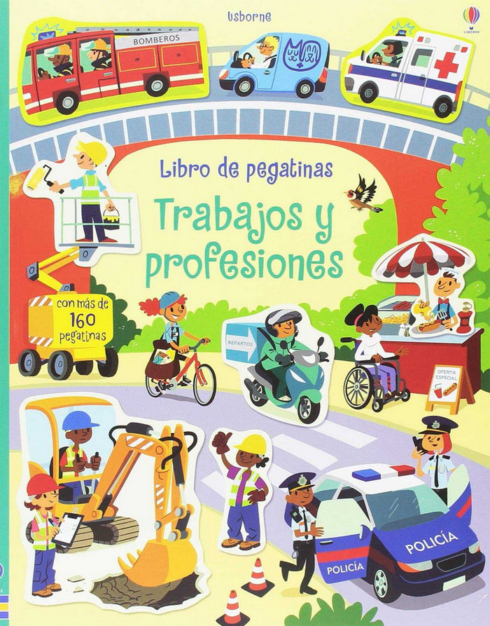 Carte LIBRO DE PEGATINAS - LAS PROFESIONES 
