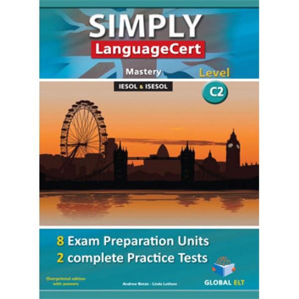 Könyv (CD).SIMPLY LANGUAGECERT CEFR C2 PREPARATION CLASS 