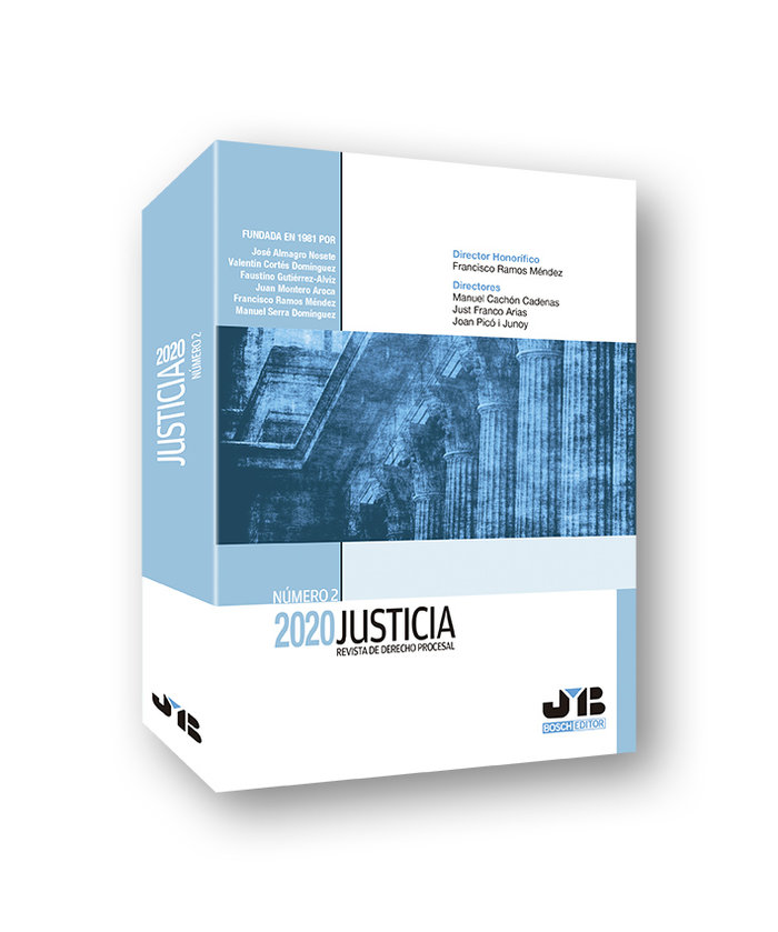 Kniha JUSTICIA 2020 Nº 2 REVISTA DE DERECHO PROCESAL RAMOS MENENDEZ