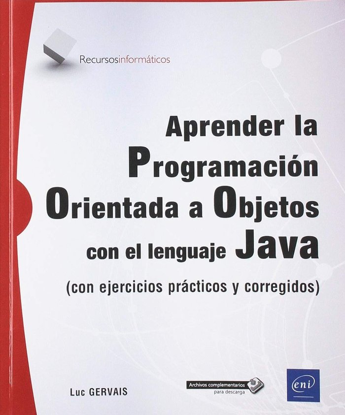 Kniha Aprender la Programación Orientada a Objetos con el lenguaje Java GERVAIS