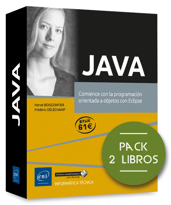 Knjiga JAVA PACK DE 2 LIBROS COMIENCE CON LA PROGRAMACION ORIENTAD DELECHAMP