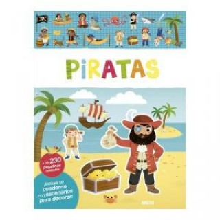 Книга Mi primer libro de pegatinas, piratas Desconocido