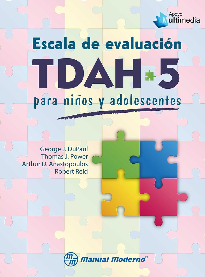 Kniha ESCALA DE EVALUACION TDAH 5 PARA NIÑOS Y ADOLESCENTES DUPAUL