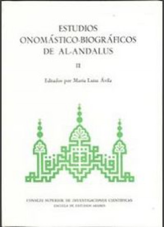 Kniha Estudios onomástico-biográficos de Al-Andalus. Vol. II AVILA