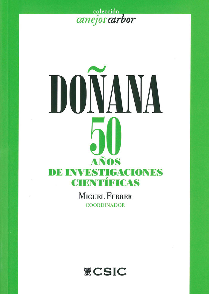Книга Doñana : 50 años de investigaciones científicas 