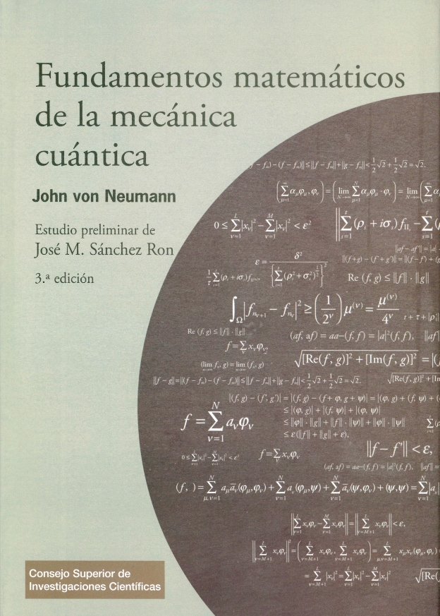 Carte Fundamentos matemáticos de la mecánica cuántica Von Neumann