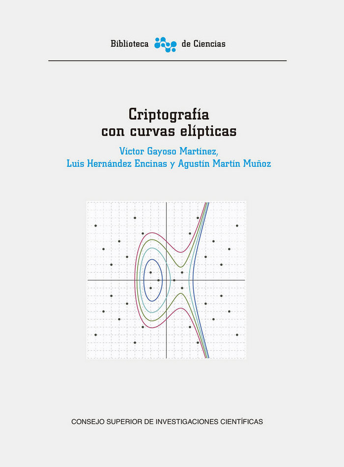 Könyv Criptografía con curvas elípticas Gayoso Martínez