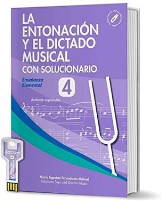 Kniha LA ENTONACIÓN Y EL DICTADO MUSICAL 4 CON SOLUCIONARIO PERANDONES MÁNUEL