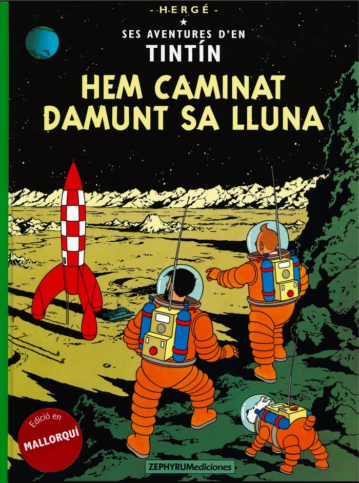 Livro Hem caminat damunt sa Lluna Hergé